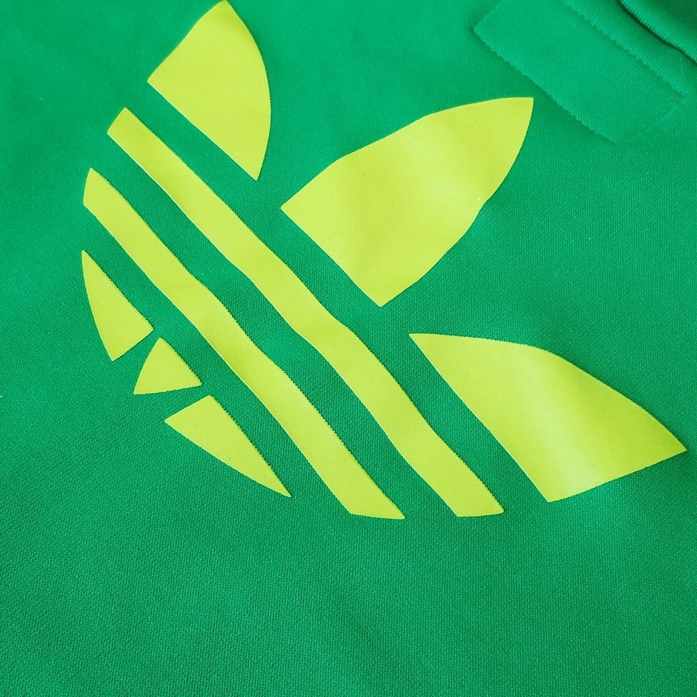 Kids Adidas Track Jacket Size Large Green - Picture 8 of 8